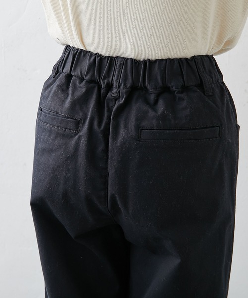 PUAL CE CIN（ピュアルセシン）の「JAPAN MADEストレッチストレートパンツ（その他パンツ・レディース・ブラック/ベージュ/カーキ/ライトベージュ・FREE）」の8枚目の写真