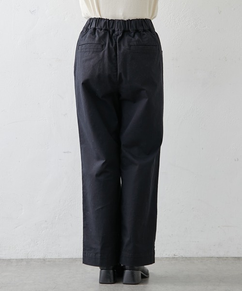 PUAL CE CIN（ピュアルセシン）の「JAPAN MADEストレッチストレートパンツ（その他パンツ・レディース・ブラック/ベージュ/カーキ/ライトベージュ・FREE）」の7枚目の写真