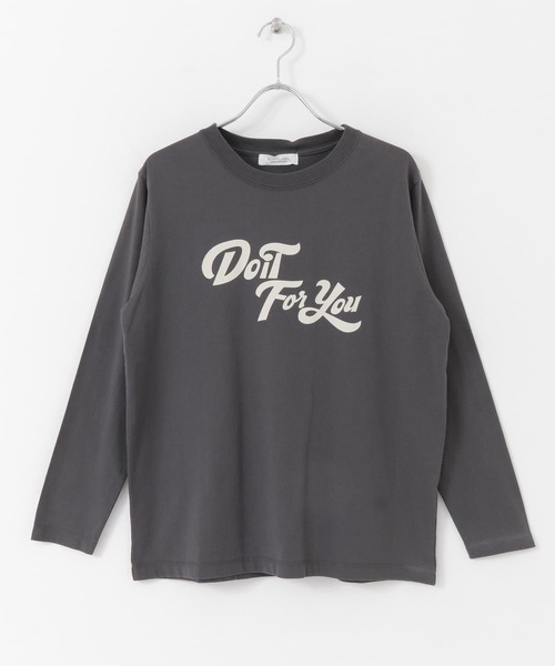 URBAN RESEARCH Sonny Label（アーバンリサーチサニーレーベル）の「ロゴプリントロングTシャツ（Tシャツ/カットソー・レディース・オフホワイト/スミクロ/ベージュ・FREE）」の19枚目の写真