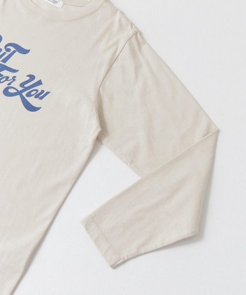 URBAN RESEARCH Sonny Label（アーバンリサーチサニーレーベル）の「ロゴプリントロングTシャツ（Tシャツ/カットソー・レディース・オフホワイト/スミクロ/ベージュ・FREE）」の16枚目の写真