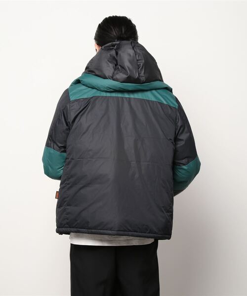 LOGOS（ロゴス）の「LOGOS/ロゴス FIBER DOWN JACKET HOODIE/ファイバーダウンジャケットパーカー（ダウンジャケット/コート・メンズ・ブラック/ベージュ/ブラウン/イエロー/グリーン・LL/M/L）」の9枚目の写真