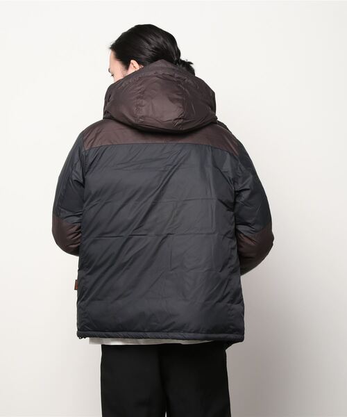 LOGOS（ロゴス）の「LOGOS/ロゴス FIBER DOWN JACKET HOODIE/ファイバーダウンジャケットパーカー（ダウンジャケット/コート・メンズ・ブラック/ベージュ/ブラウン/イエロー/グリーン・LL/M/L）」の11枚目の写真
