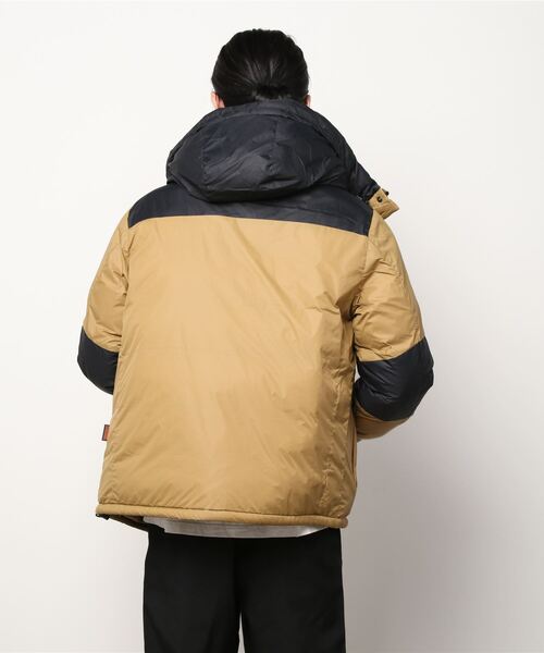 LOGOS（ロゴス）の「LOGOS/ロゴス FIBER DOWN JACKET HOODIE/ファイバーダウンジャケットパーカー（ダウンジャケット/コート・メンズ・ブラック/ベージュ/ブラウン/イエロー/グリーン・LL/M/L）」の6枚目の写真