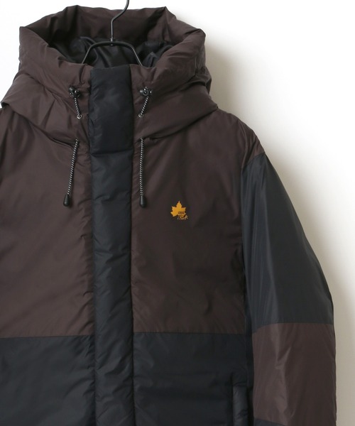 LOGOS（ロゴス）の「LOGOS/ロゴス FIBER DOWN JACKET HOODIE/ファイバーダウンジャケットパーカー（ダウンジャケット/コート・メンズ・ブラック/ベージュ/ブラウン/イエロー/グリーン・LL/M/L）」の2枚目の写真