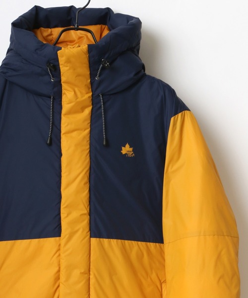LOGOS（ロゴス）の「LOGOS/ロゴス FIBER DOWN JACKET HOODIE/ファイバーダウンジャケットパーカー（ダウンジャケット/コート・メンズ・ブラック/ベージュ/ブラウン/イエロー/グリーン・LL/M/L）」の5枚目の写真
