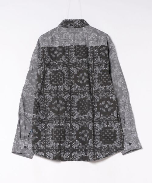 VIBGYOR（ヴィブジョー）の「【Re:one】-NINE NUTS-  Bandana switching L/S shirt(MA)（シャツ/ブラウス・メンズ・ブラック/ネイビー・FREE）」の4枚目の写真