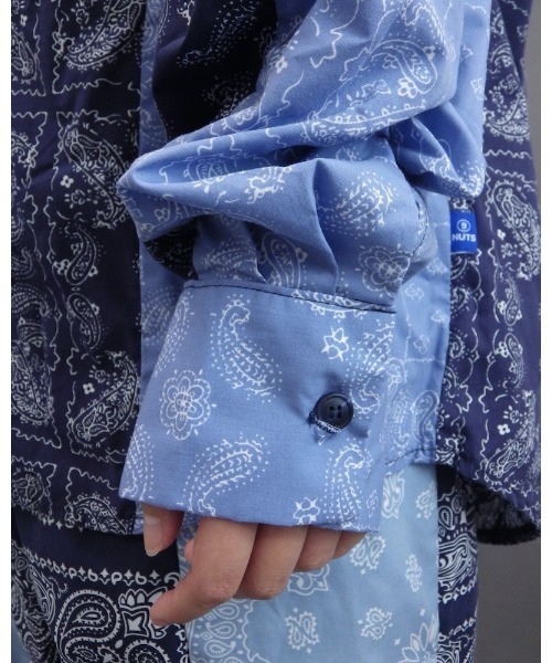VIBGYOR（ヴィブジョー）の「【Re:one】-NINE NUTS-  Bandana switching L/S shirt(MA)（シャツ/ブラウス・メンズ・ブラック/ネイビー・FREE）」の7枚目の写真