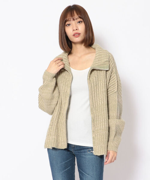 ottod'Ame(オットダム)の「ottod'Ame/オットダム/KNIT ZIP(カーディガン/ボレロ・レディース・ミント・SMALL)」の1枚目の写真