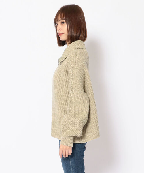 ottod'Ame(オットダム)の「ottod'Ame/オットダム/KNIT ZIP(カーディガン/ボレロ・レディース・ミント・SMALL)」の3枚目の写真