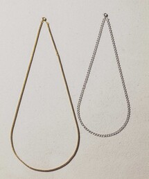 and cloud | Curb Chain/Venetian Chain Set Necklace(ネックレス)