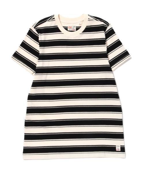 M.Nii（エムニーイ）の「M.Nii / Malibu Stripe-T（Tシャツ/カットソー・レディース・ブラック/レッド・ONE SIZE）」の10枚目の写真