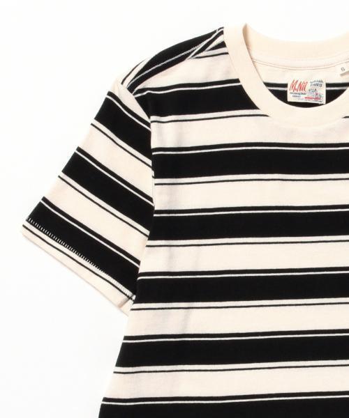 M.Nii（エムニーイ）の「M.Nii / Malibu Stripe-T（Tシャツ/カットソー・レディース・ブラック/レッド・ONE SIZE）」の19枚目の写真