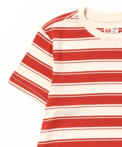 M.Nii（エムニーイ）の「M.Nii / Malibu Stripe-T（Tシャツ/カットソー・レディース・ブラック/レッド・ONE SIZE）」の18枚目の写真