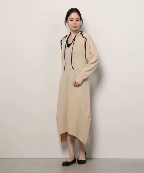 TAN（タン）の「TAN DOGLEG SLEEVES LONG ONEPIECE（ワンピース）」 - WEAR