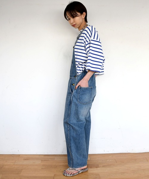 Attick by Johnbull（アティックバイジョンブル）の「【Attick by Johnbull】オーバーオール（サロペット/オーバーオール・レディース・インディゴブルー・SMALL）」の21枚目の写真