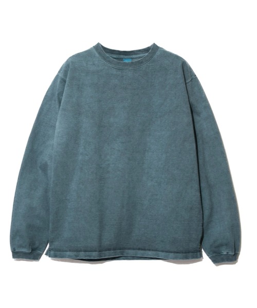 Good On（グッドオン）の「Good On/グッドオン　L/S HEAVY CREW TEE（Tシャツ/カットソー・メンズ・ホワイト/ワイン/ブルー系その他/ブラック・MEDIUM/X-LARGE/LARGE）」の3枚目の写真