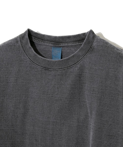 Good On（グッドオン）の「Good On/グッドオン　L/S HEAVY CREW TEE（Tシャツ/カットソー・メンズ・ホワイト/ワイン/ブルー系その他/ブラック・MEDIUM/X-LARGE/LARGE）」の7枚目の写真