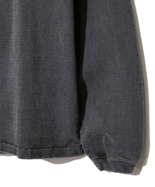 Good On（グッドオン）の「Good On/グッドオン　L/S HEAVY CREW TEE（Tシャツ/カットソー・メンズ・ホワイト/ワイン/ブルー系その他/ブラック・MEDIUM/X-LARGE/LARGE）」の8枚目の写真