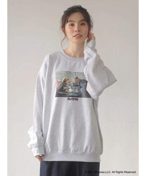 Green Parks(グリーンパークス)の「■PULP FICTION パンプキン&ハニースウェット*(スウェット・レディース・グレー・FREE)」の4枚目の写真