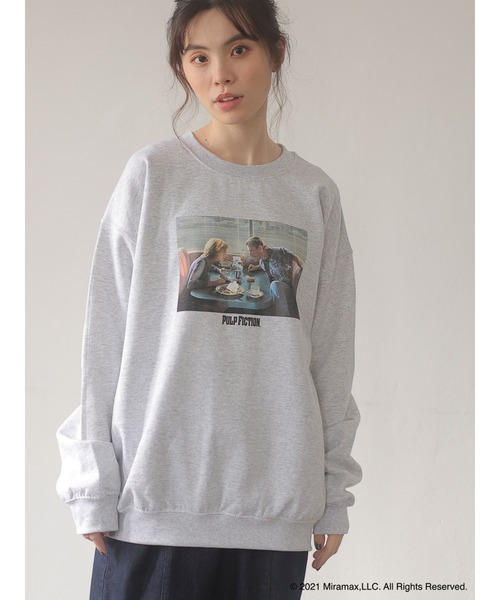 Green Parks(グリーンパークス)の「■PULP FICTION パンプキン&ハニースウェット*(スウェット・レディース・グレー・FREE)」の1枚目の写真
