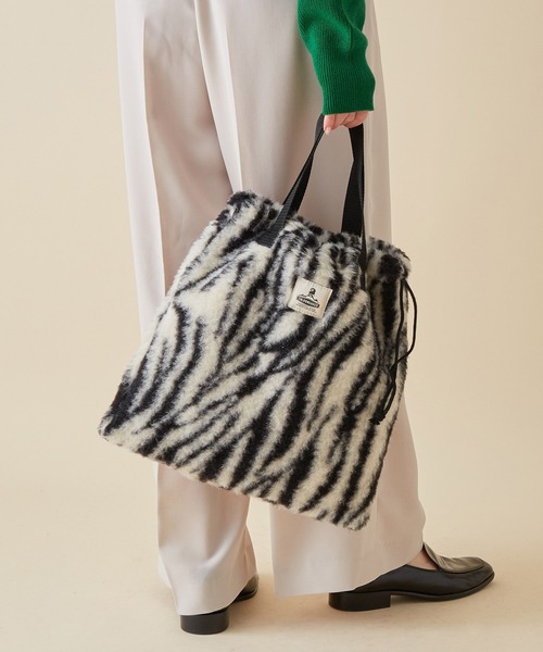 COLD BREAKER（コールドブレーカー）の「【COLDBREKER】ボアバッグ（ハンドバッグ・レディース・ブラック/ピンク/キャメル・FREE）」の10枚目の写真