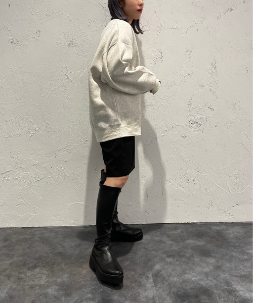 apres jour mignon(アプレジュールミニョン)の「ハーフジップスウェット【ZOZOTOWN限定アイテム】(スウェット・レディース・ナチュラル/グリーン/ブラック・X-LARGE/フリー)」の16枚目の写真