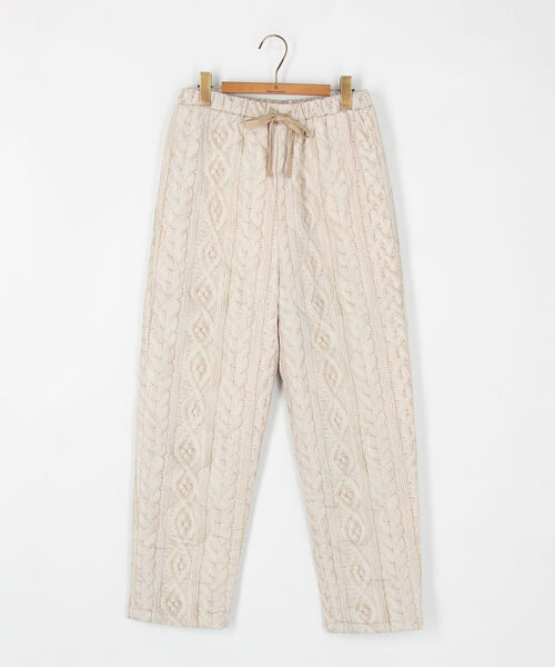 FREDY&GLOSTER（フレディアンドグロスター）の「【WEB限定】【DAN-TEN/ダンテン】コンフリーパッカブルリラックスパンツ（その他パンツ・レディース・ベージュ/ブラウン・FREE）」の2枚目の写真