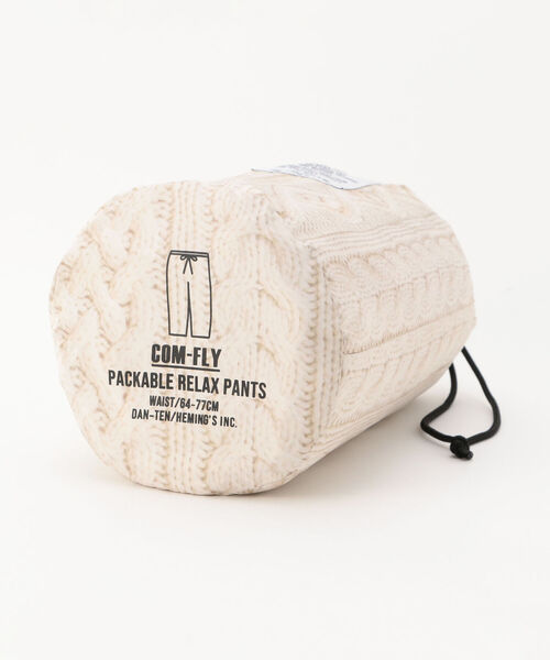 FREDY&GLOSTER（フレディアンドグロスター）の「【WEB限定】【DAN-TEN/ダンテン】コンフリーパッカブルリラックスパンツ（その他パンツ・レディース・ベージュ/ブラウン・FREE）」の4枚目の写真