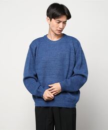 BAMBOO SHOOTS | BAMBOO SHOOTS/バンブーシュート　INDIGO CREWNECK SWEATER インディゴクルーネックセーター(ニット/セーター)