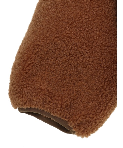 Green　Parks（グリーンパークス）の「ボアショートブルゾン＊（ブルゾン・レディース・アイボリー/キャメル/チャコールグレー・FREE）」の19枚目の写真