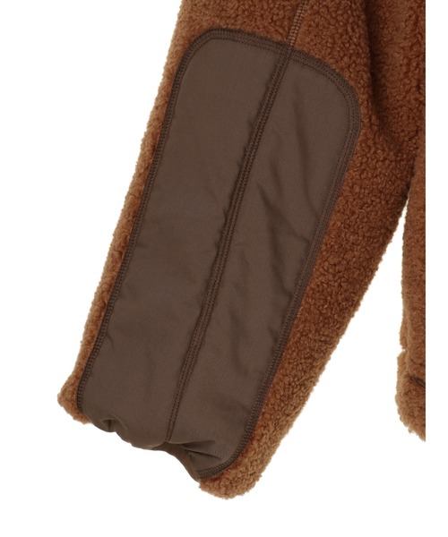 Green　Parks（グリーンパークス）の「ボアショートブルゾン＊（ブルゾン・レディース・アイボリー/キャメル/チャコールグレー・FREE）」の22枚目の写真