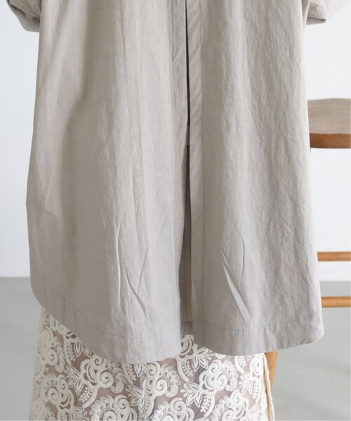 MJUKA.（ミューカ）の「ORIHIMEDAKI DYEING WIDE SHILHOUETTE COAT（その他アウター・レディース・ベージュ/ブラウン・FREE）」の14枚目の写真