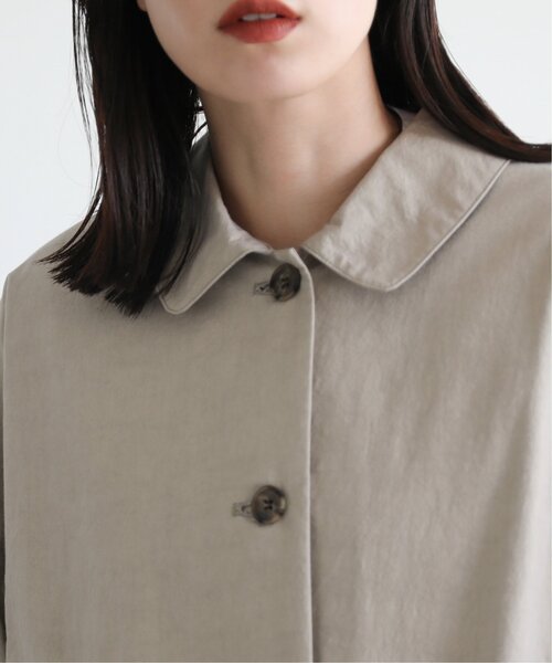 MJUKA.（ミューカ）の「ORIHIMEDAKI DYEING WIDE SHILHOUETTE COAT（その他アウター・レディース・ベージュ/ブラウン・FREE）」の15枚目の写真