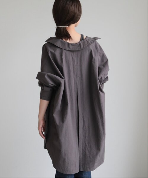 MJUKA.（ミューカ）の「ORIHIMEDAKI DYEING WIDE SHILHOUETTE COAT（その他アウター・レディース・ベージュ/ブラウン・FREE）」の20枚目の写真