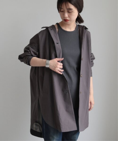 MJUKA.（ミューカ）の「ORIHIMEDAKI DYEING WIDE SHILHOUETTE COAT（その他アウター・レディース・ベージュ/ブラウン・FREE）」の22枚目の写真