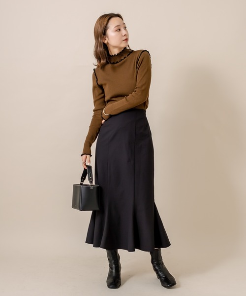 mline（エムライン）の「[mline] WEB限定 2WAYマーメイドスカート（スカート・レディース・ベージュ/アイボリー/ブラック・2/1）」の12枚目の写真