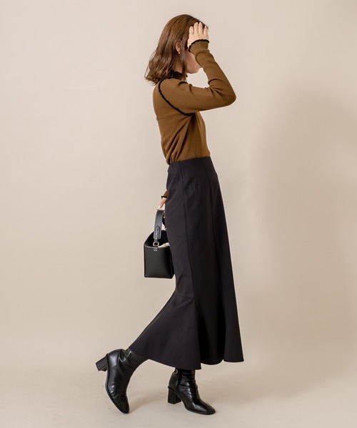 mline（エムライン）の「[mline] WEB限定 2WAYマーメイドスカート（スカート・レディース・ベージュ/アイボリー/ブラック・2/1）」の8枚目の写真