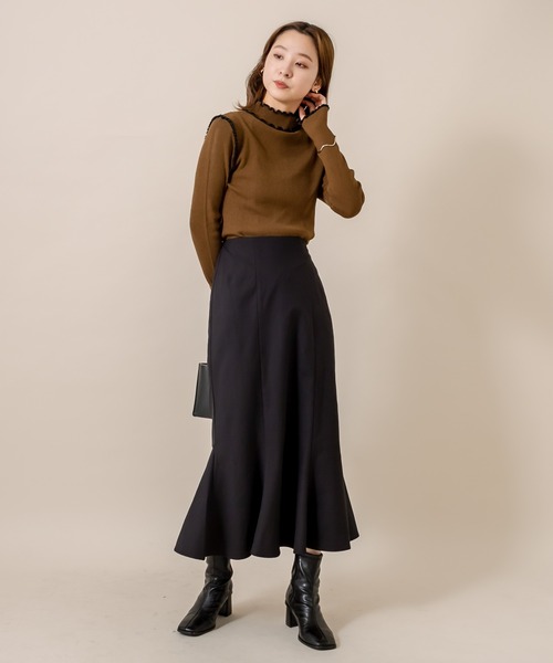 mline（エムライン）の「[mline] WEB限定 2WAYマーメイドスカート（スカート・レディース・ベージュ/アイボリー/ブラック・2/1）」の15枚目の写真