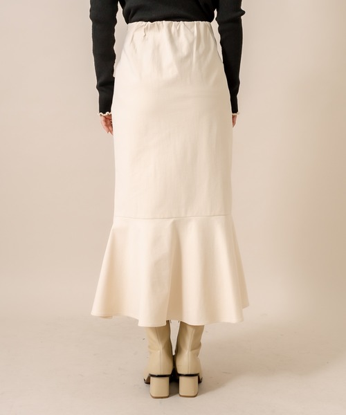 mline（エムライン）の「[mline] WEB限定 2WAYマーメイドスカート（スカート・レディース・ベージュ/アイボリー/ブラック・2/1）」の10枚目の写真