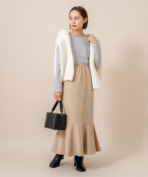 mline（エムライン）の「[mline] WEB限定 2WAYマーメイドスカート（スカート・レディース・ベージュ/アイボリー/ブラック・2/1）」の22枚目の写真