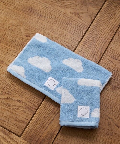 BIRTHDAY BAR（バースデイバー）の「cloud 雲柄 フェイスタオル（タオル・レディース・グレー/ブルー・フリー）」の9枚目の写真