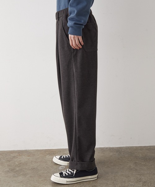JUNRED(ジュンレッド)の「【tai×JUNRed】モイストタッチワイドテーパードパンツ(スラックス・メンズ・チャコールグレー/ブラウン/グレー・S/M/L)」の17枚目の写真