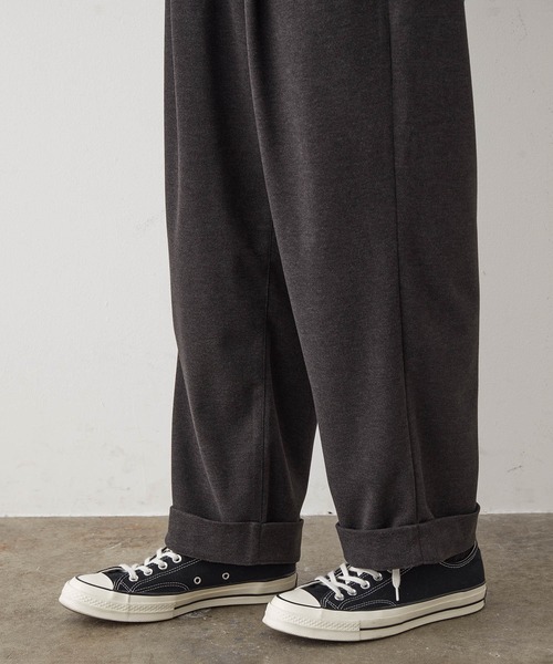 JUNRED(ジュンレッド)の「【tai×JUNRed】モイストタッチワイドテーパードパンツ(スラックス・メンズ・チャコールグレー/ブラウン/グレー・S/M/L)」の21枚目の写真