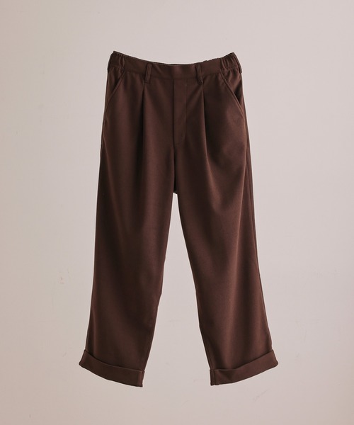 JUNRED(ジュンレッド)の「【tai×JUNRed】モイストタッチワイドテーパードパンツ(スラックス・メンズ・チャコールグレー/ブラウン/グレー・S/M/L)」の22枚目の写真