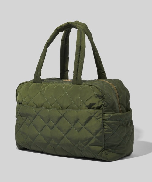 MARC JACOBS(マークジェイコブス)の「QUILTED NYLON MEDIUM WEEKENDER/キルテッド ナイロン ミディアム ウィークエンダー バッグ(ボストンバッグ・レディース・グリーン系その他・ONE SIZE)」の2枚目の写真