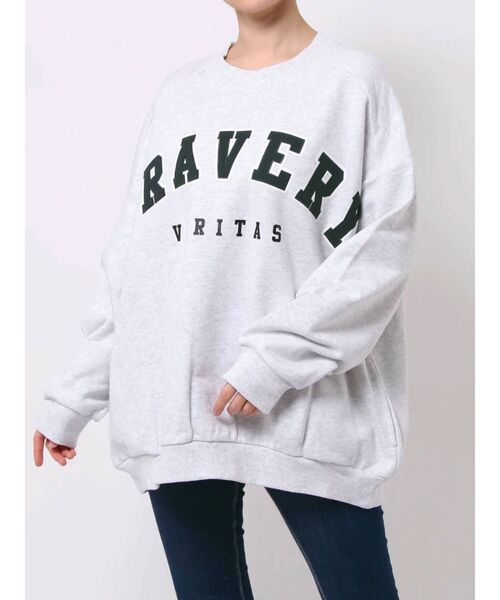 GYDA（ジェイダ）の「BRAVERYスウェットTOPS（Tシャツ/カットソー・レディース・ライトグレー/チャコールグレー/ベージュ・FREE）」の21枚目の写真