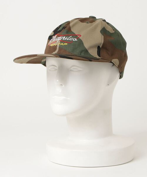 ACAPULCO GOLD(アカプルコゴールド)の「ACAPULCO GOLD / ON TAP 6 PANEL CAP(キャップ・メンズ・グリーン系その他/ネイビー/カモフラージュ・ONE SIZE)」の3枚目の写真
