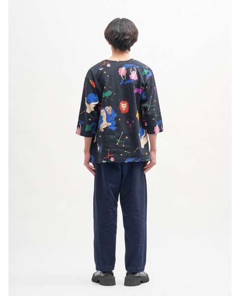 BOHEMIANS（ボヘミアンズ）の「BOHEMIANS/ボヘミアンズ　HOROSCOPE SMOOTH 8-SLEEVE TEE　BT-278　ホロスコープスムース8分袖ティー（Tシャツ/カットソー・レディース・ブラック・SMALL/MEDIUM/LARGE）」の7枚目の写真