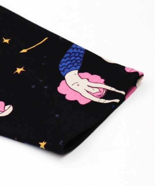 BOHEMIANS（ボヘミアンズ）の「BOHEMIANS/ボヘミアンズ　HOROSCOPE SMOOTH 8-SLEEVE TEE　BT-278　ホロスコープスムース8分袖ティー（Tシャツ/カットソー・レディース・ブラック・SMALL/MEDIUM/LARGE）」の2枚目の写真