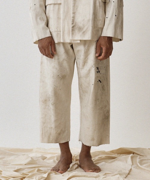 yoko sakamoto(ヨーコサカモト)の「【YOKO SAKAMOTO】 MOUNTAIN STRAIGHT(スウェットパンツ・メンズ・キナリ・MEDIUM/LARGE)」の1枚目の写真